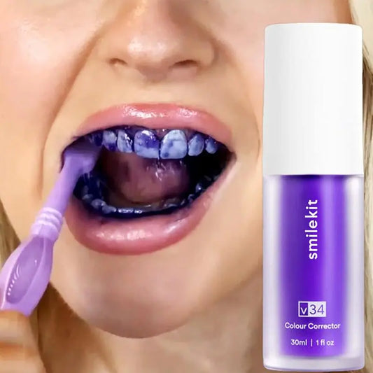 🌟 Purple Magic Dental Mousse 🌟 - The Ultimate Tooth Cleansing Elixir